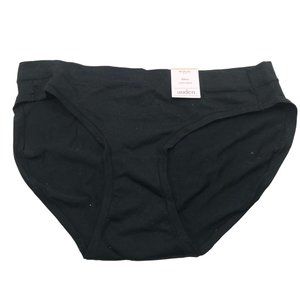 Auden Women's Size Medium 8-10 Comfort Bikini Panty Black New With Tags